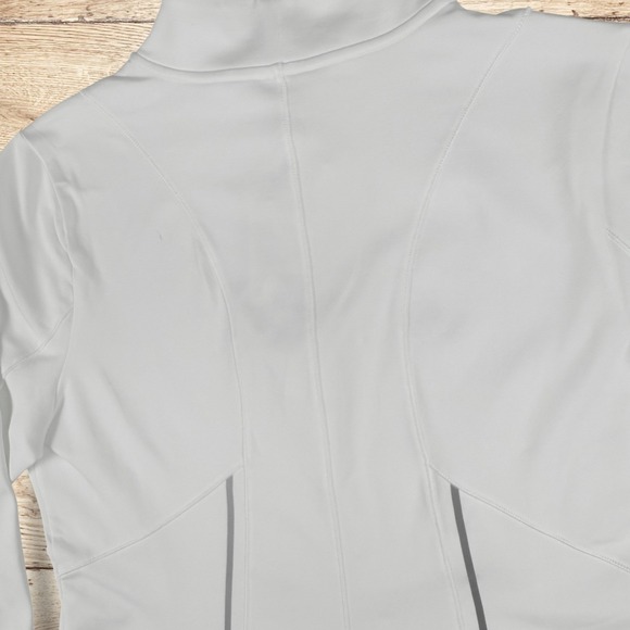 CALIA Womens Cold Dash 1/4 Zip Long‎ Sleeve Pullover Top Size XXL White NWT - Picture 9 of 11